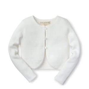 Hope & Henry Baby Cropped Curved Hem Cardigan | 12-18M | NWT